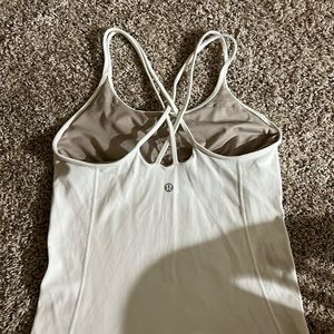 LULULEMON white tank top - never worn!